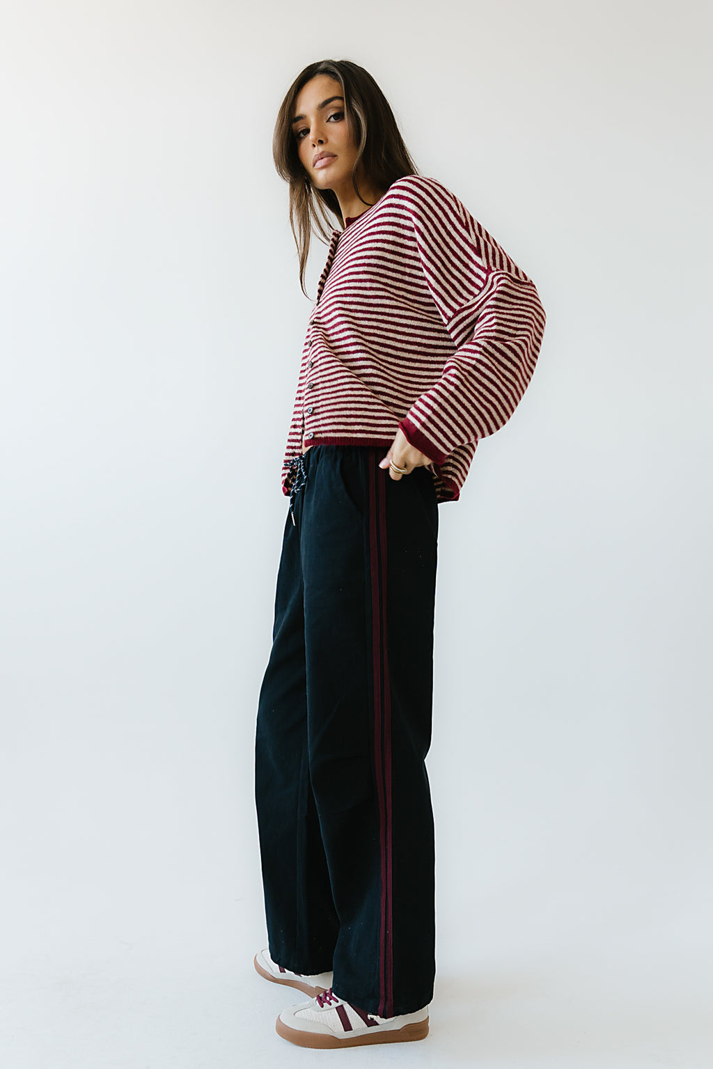 Lola Striped Sweater in Red - FINAL SALE