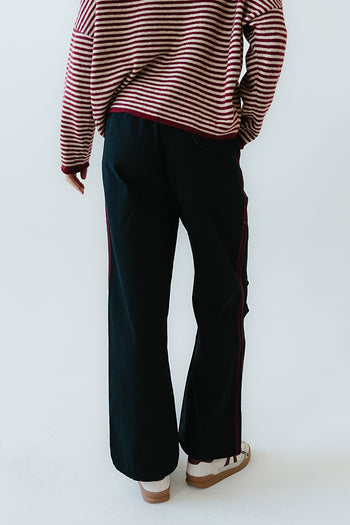 Franklin Striped Joggers in Navy - FINAL SALE