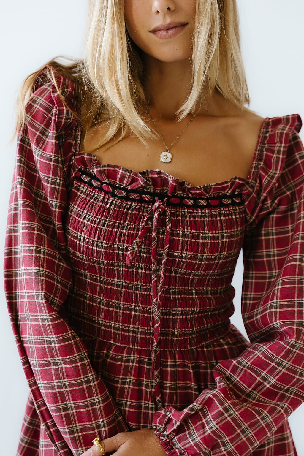 George Plaid Mini Dress - FINAL SALE George Plaid Mini Dress - FINAL SALE