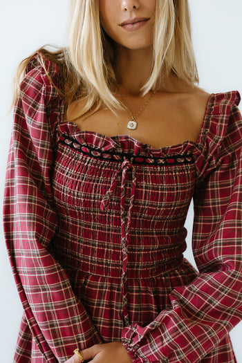 George Plaid Mini Dress - FINAL SALE