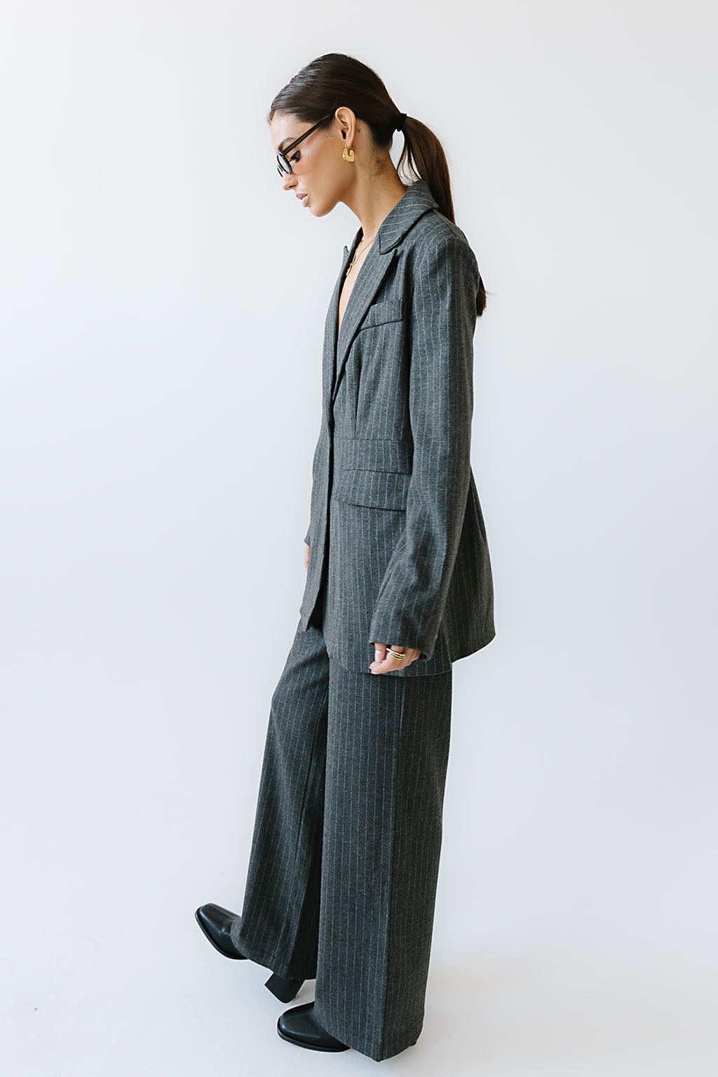 Joey Pinstripe Blazer - FINAL SALE