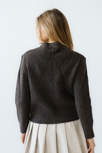 Bostyn Knit Sweater in Brown - FINAL SALE