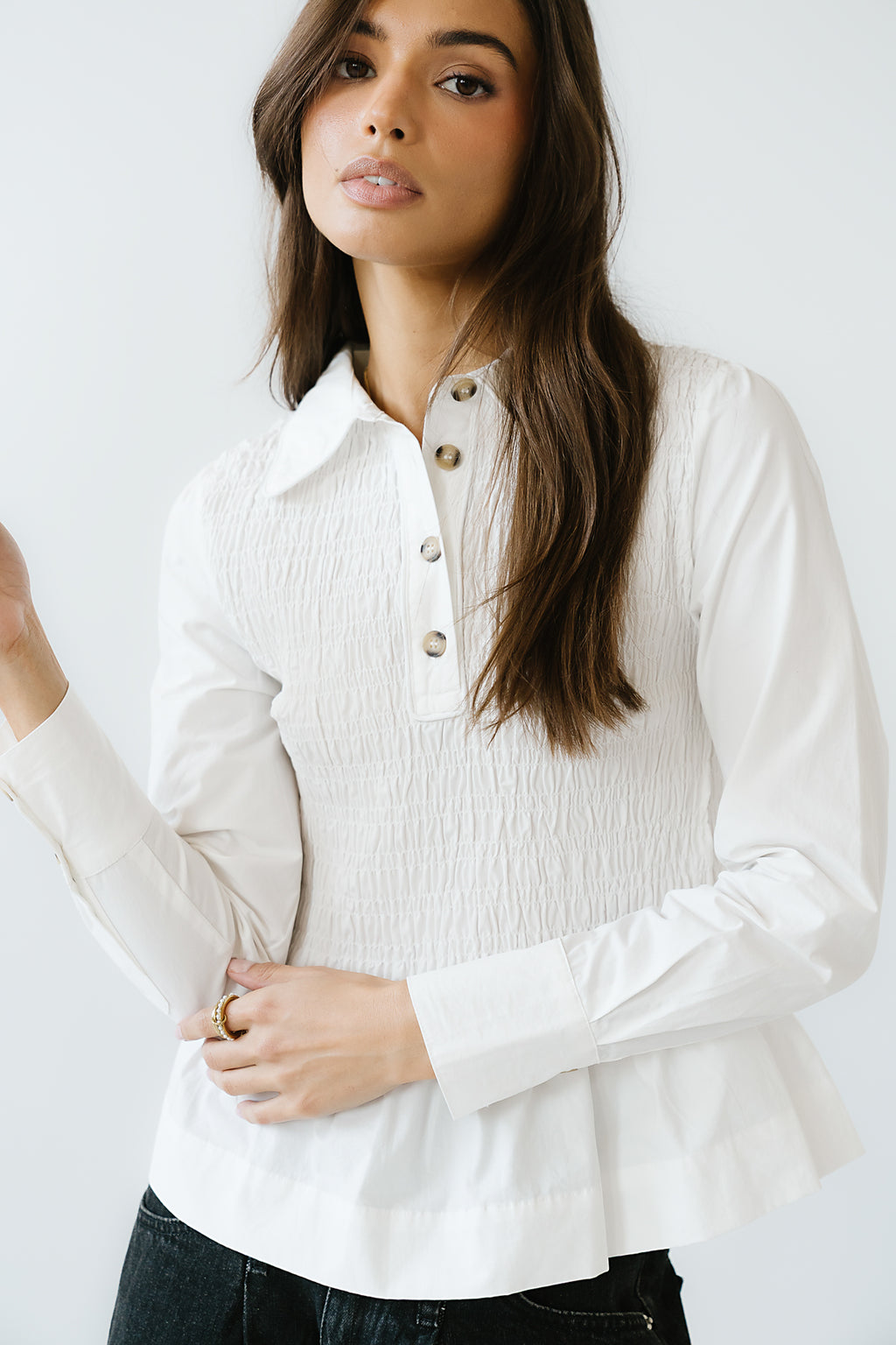 Pauly Smocked Blouse - FINAL SALE