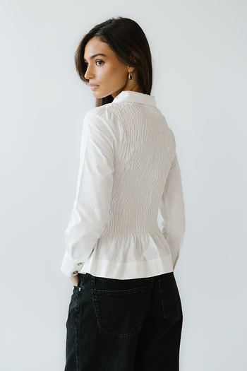 Pauly Smocked Blouse - FINAL SALE