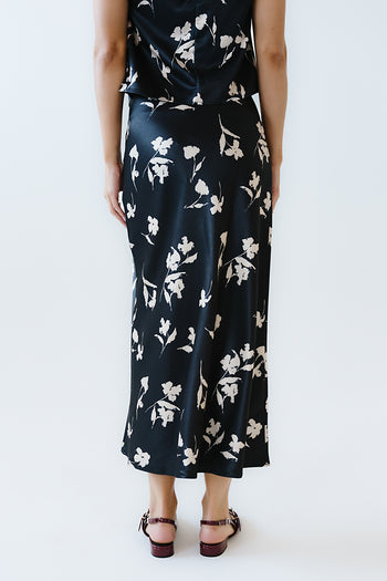 Carsyn Floral Maxi Skirt in Black - FINAL SALE