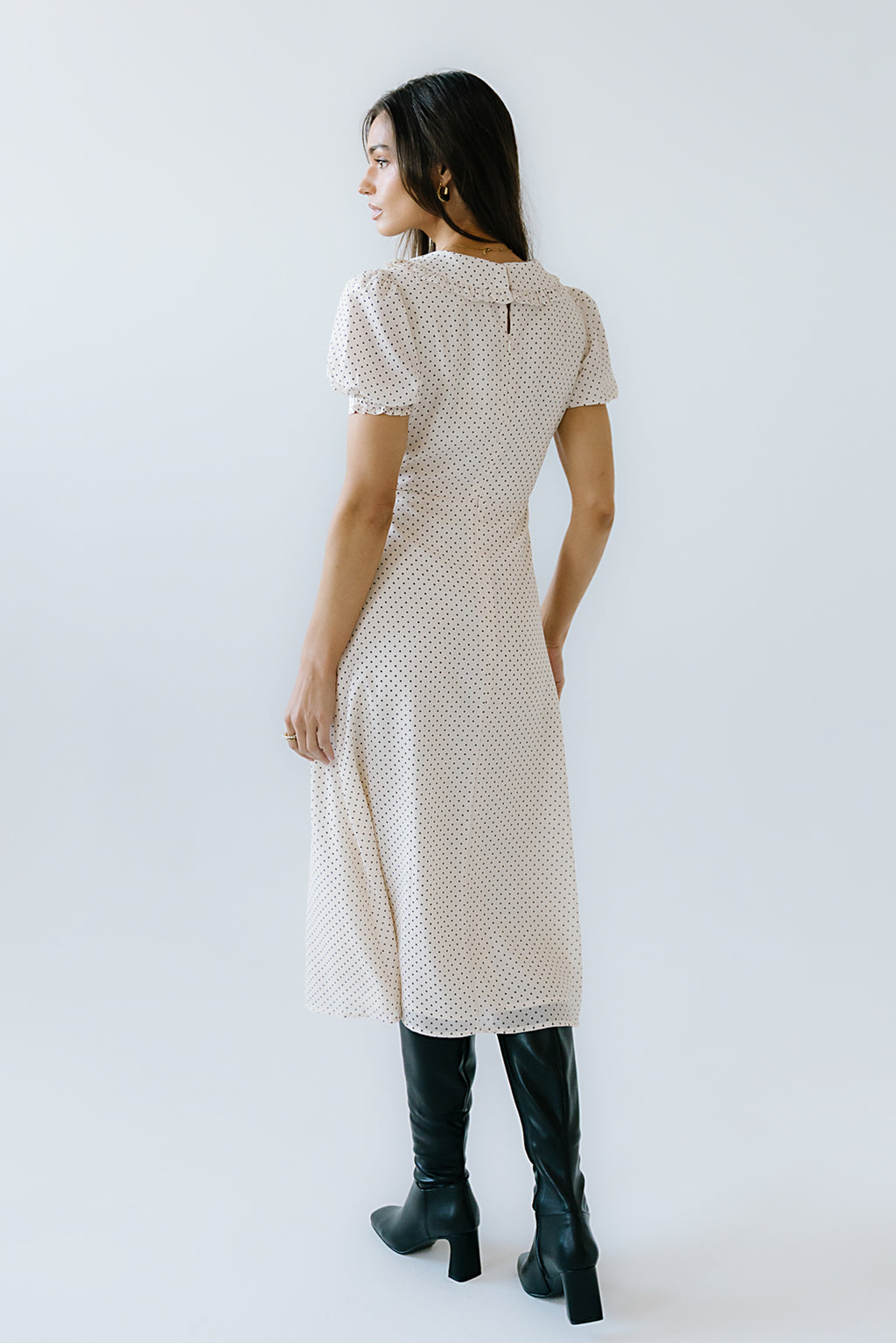 Chloe Polka Dot Midi Dress