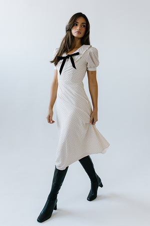 Chloe Polka Dot Midi Dress