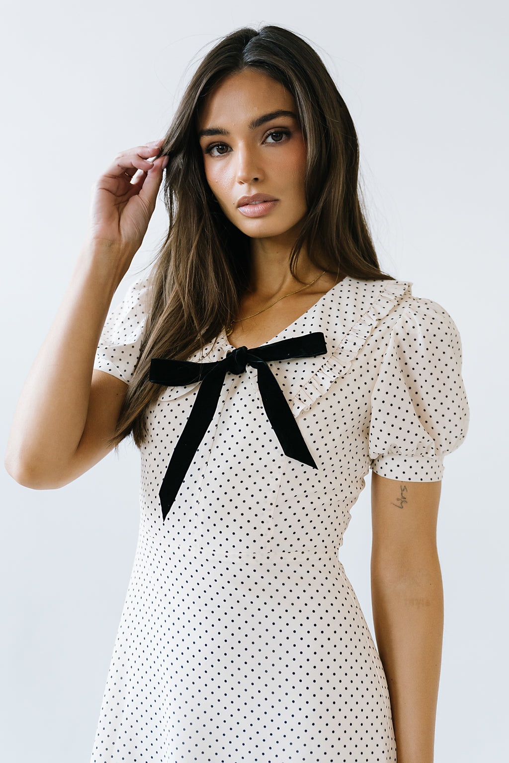 Chloe Polka Dot Midi Dress