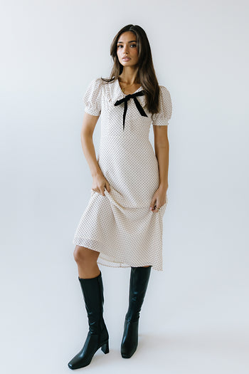 Chloe Polka Dot Midi Dress