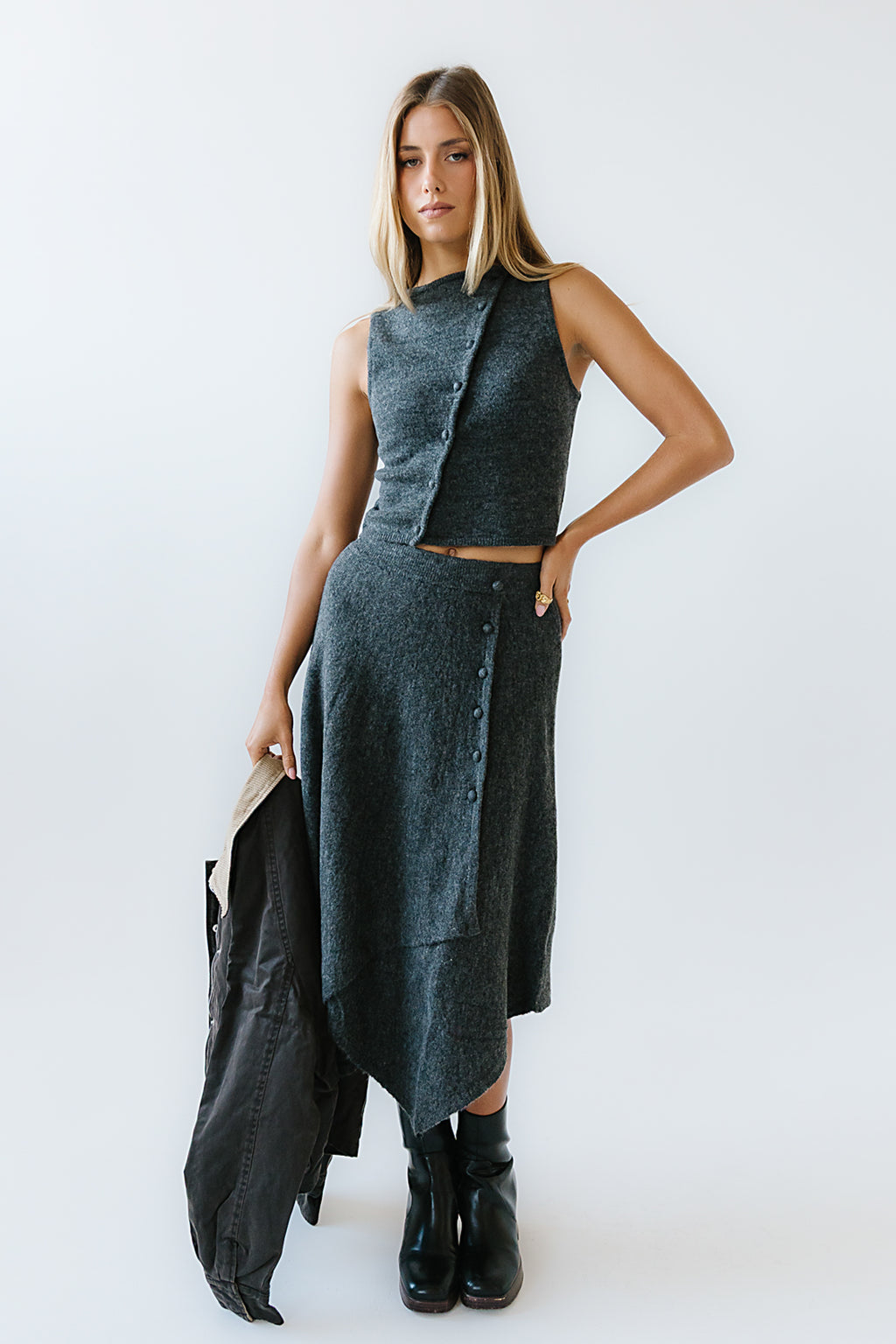 Cassie Asymmetrical Sweater - FINAL SALE