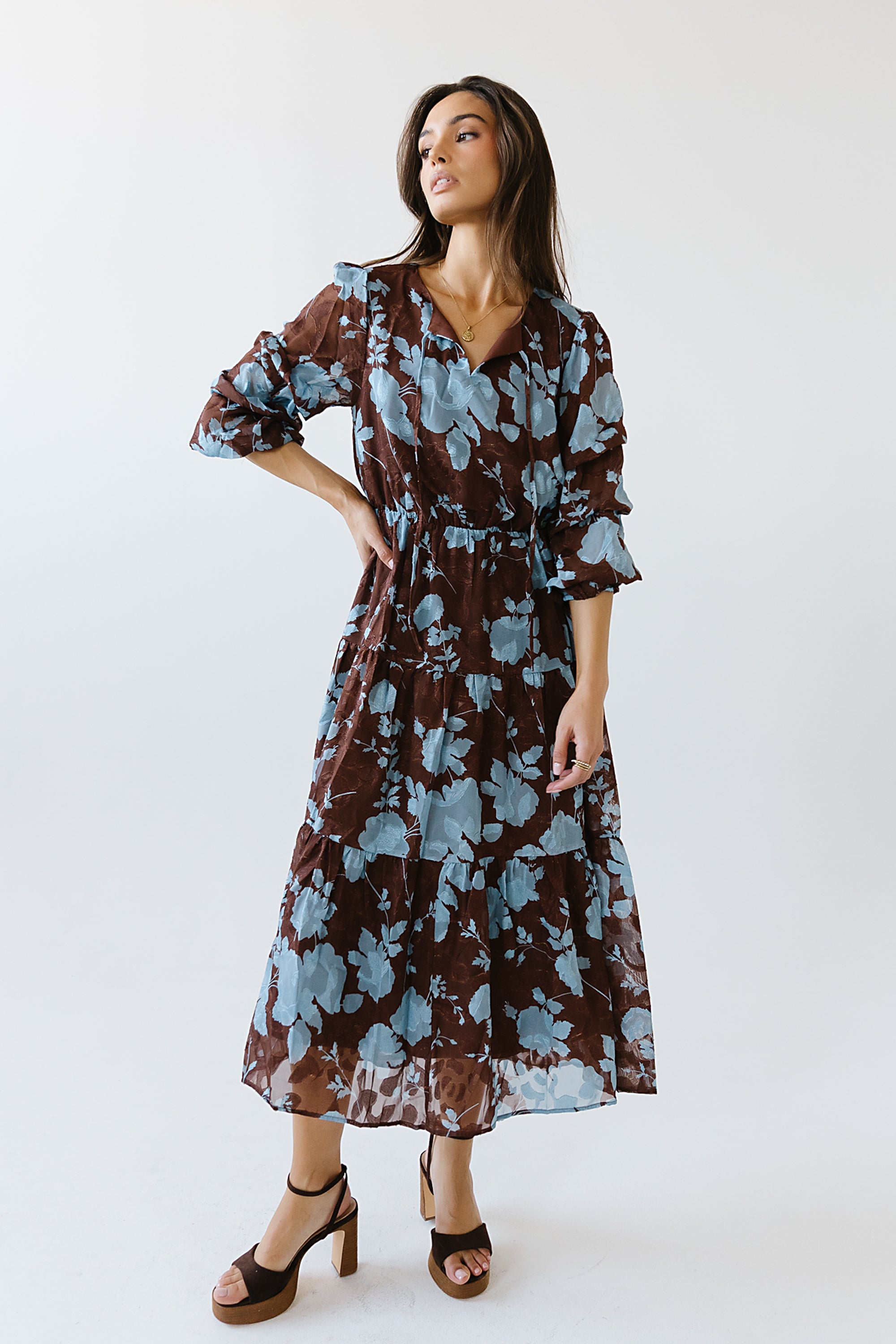 cache dress Cache Floral Midi Dress