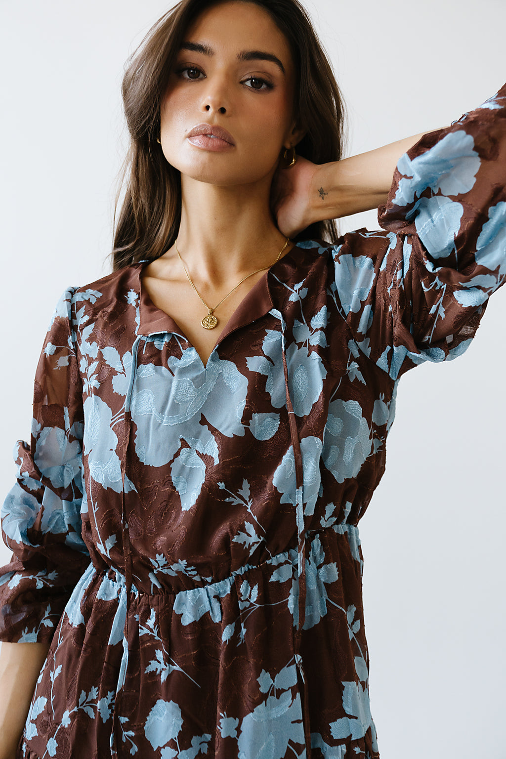 Cache Floral Midi Dress - FINAL SALE