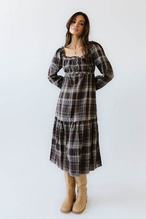 Harlow Plaid Maxi Dress - FINAL SALE