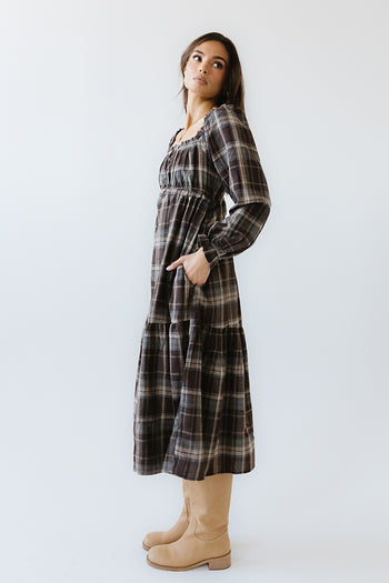 Harlow Plaid Maxi Dress - FINAL SALE