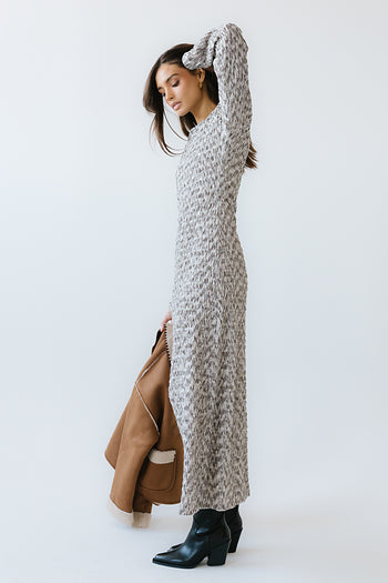 Lennon Textured Maxi Dress - FINAL SALE