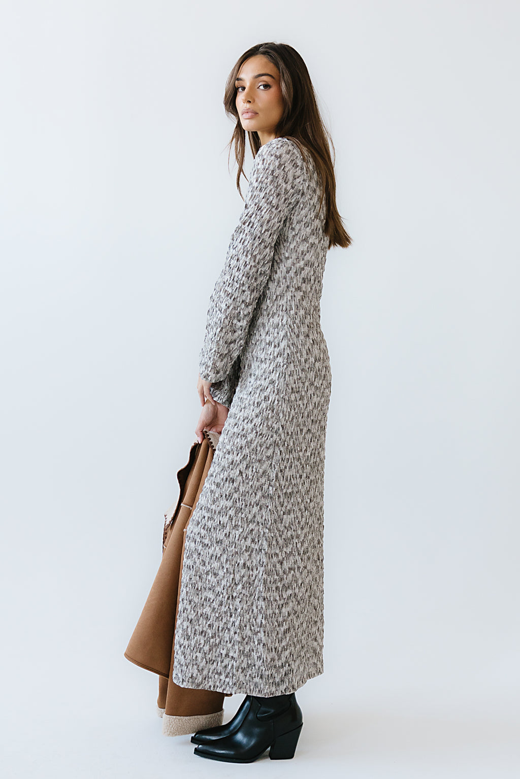 Lennon Textured Maxi Dress - FINAL SALE