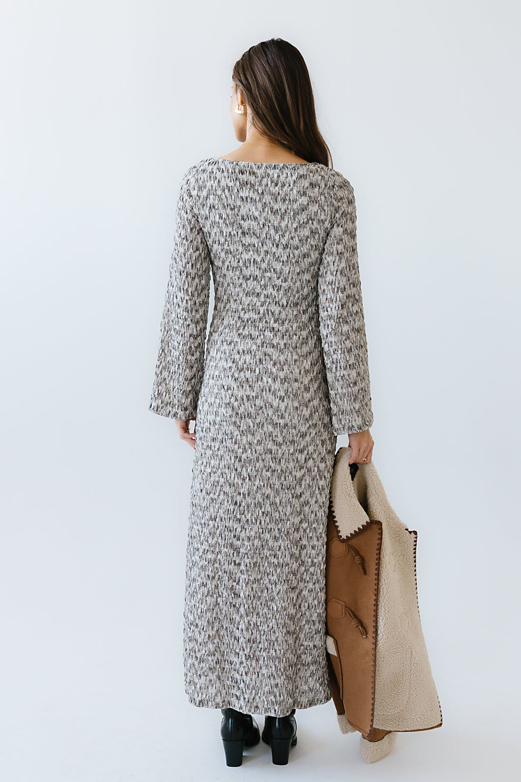 Lennon Textured Maxi Dress - FINAL SALE