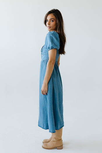 Candice Denim Midi Dress