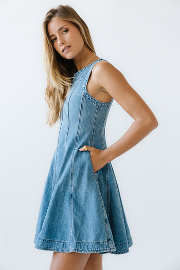 Erika Denim Mini Dress