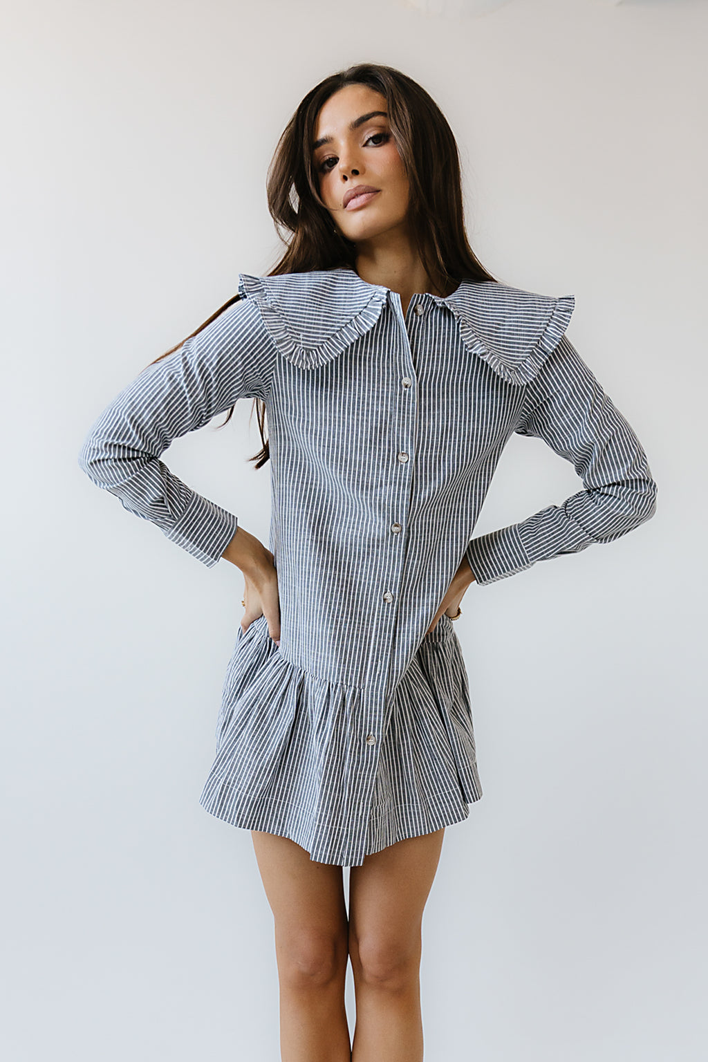 Renley Striped Mini Dress Renley Striped Mini Dress