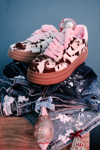 Steve Madden Dodge Sneaker in Cow Print - FINAL SALE