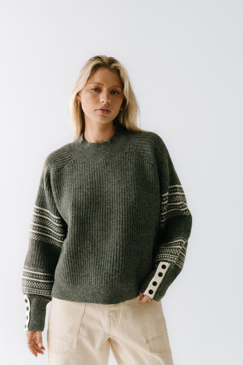 Jayda Oversized Sweater in Grey - FINAL SALE