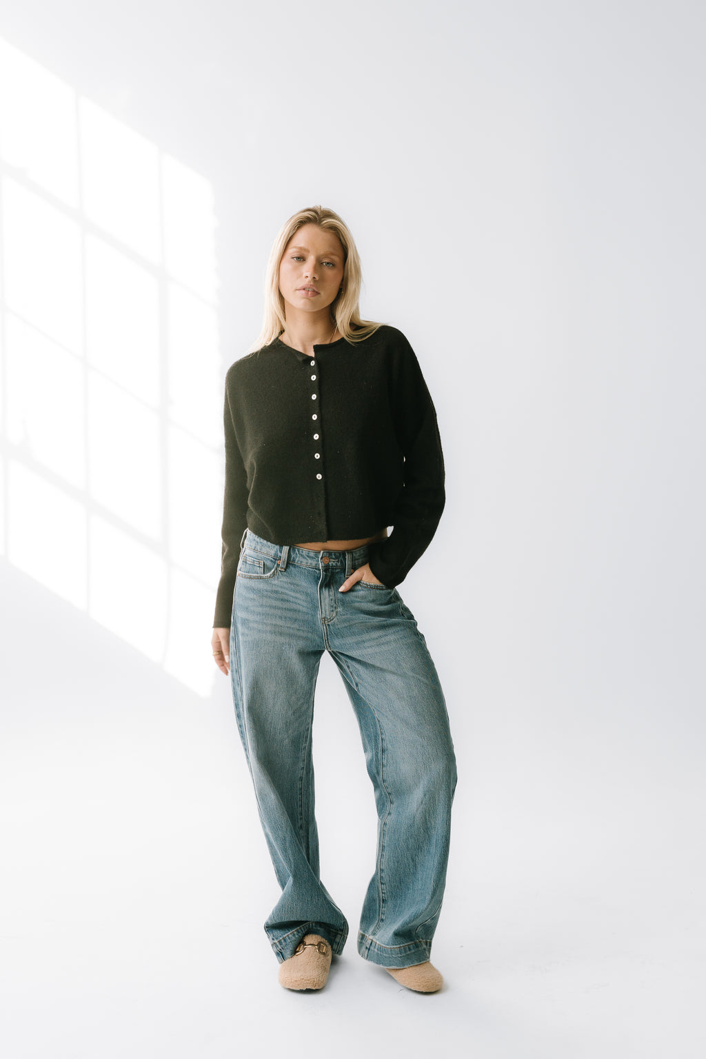 Maci Cardigan in Black - FINAL SALE