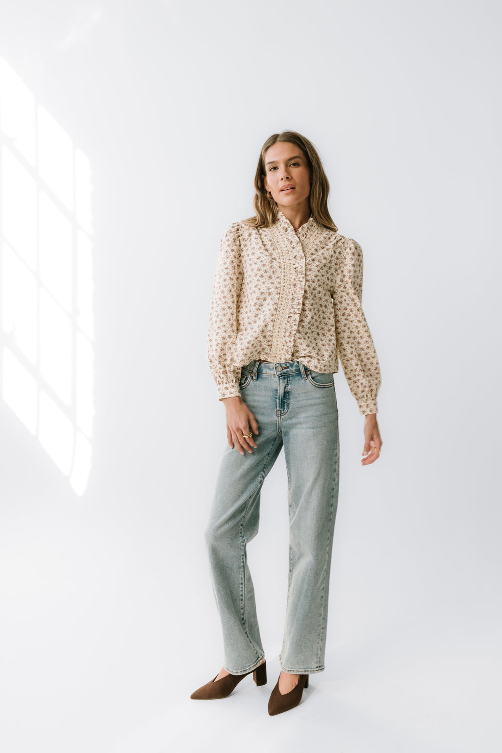 Johna Ruffle Blouse - FINAL SALE