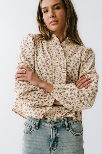 Johna Ruffle Blouse - FINAL SALE