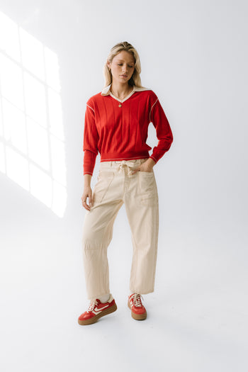 Maggie Contrast Sweater - FINAL SALE