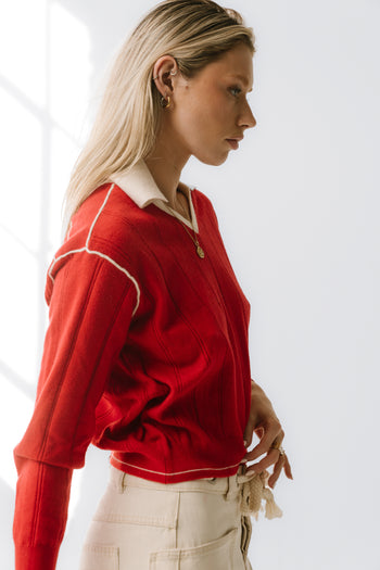 Maggie Contrast Sweater - FINAL SALE
