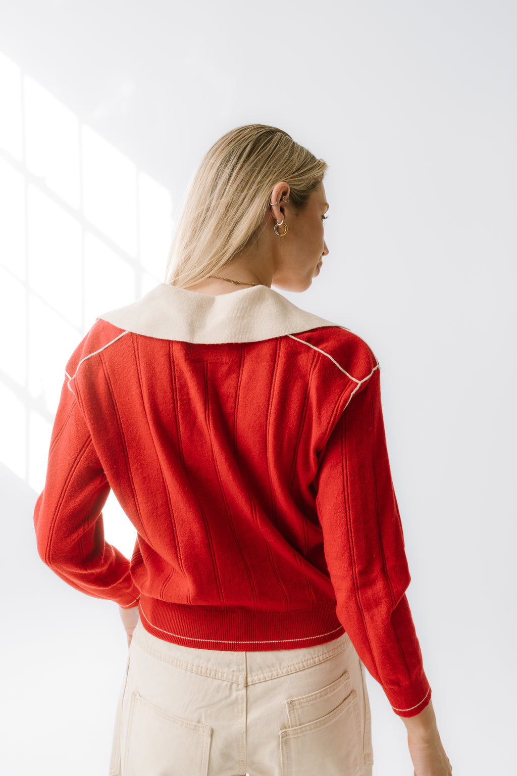 Maggie Contrast Sweater - FINAL SALE
