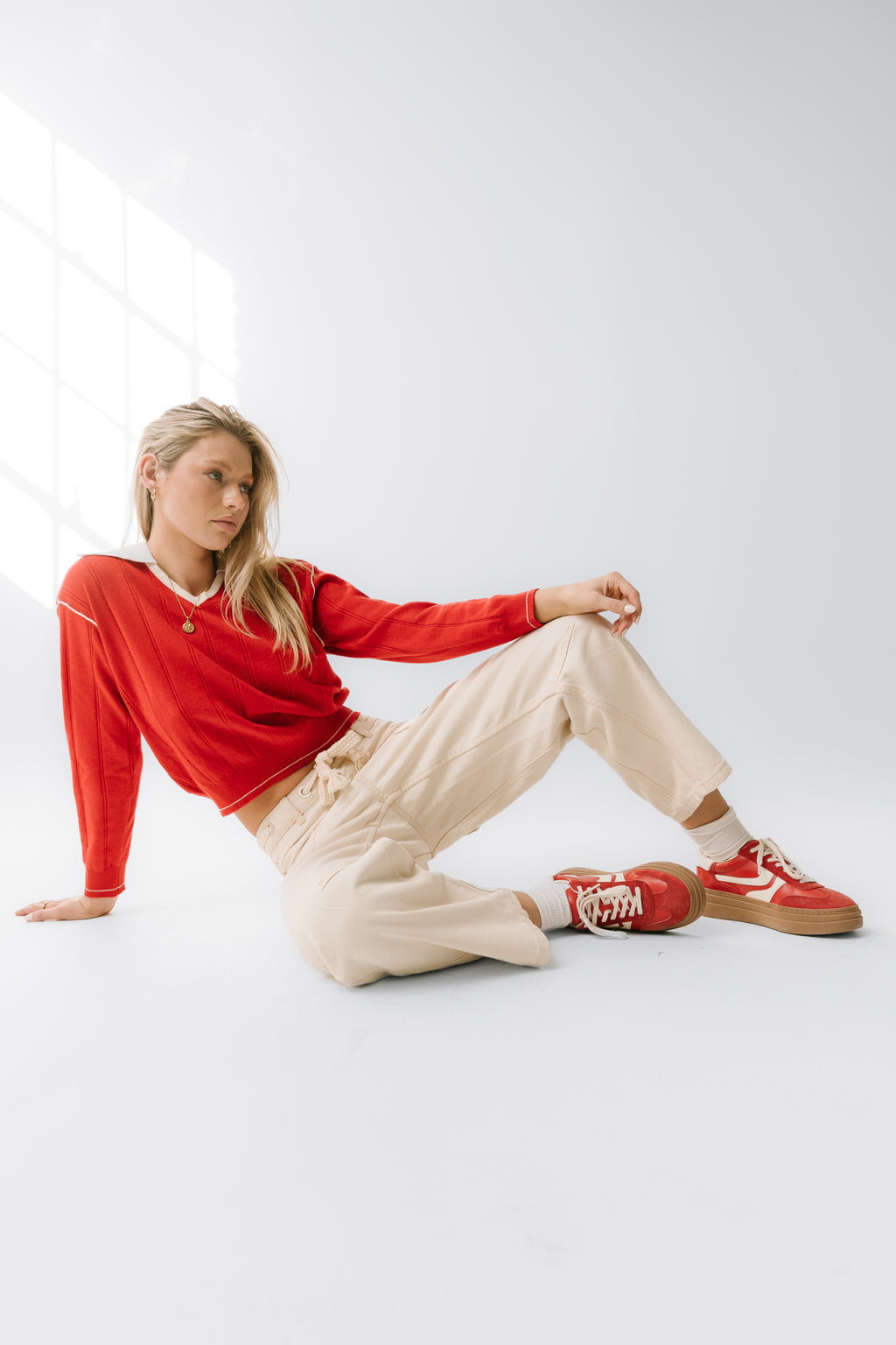 Maggie Contrast Sweater - FINAL SALE