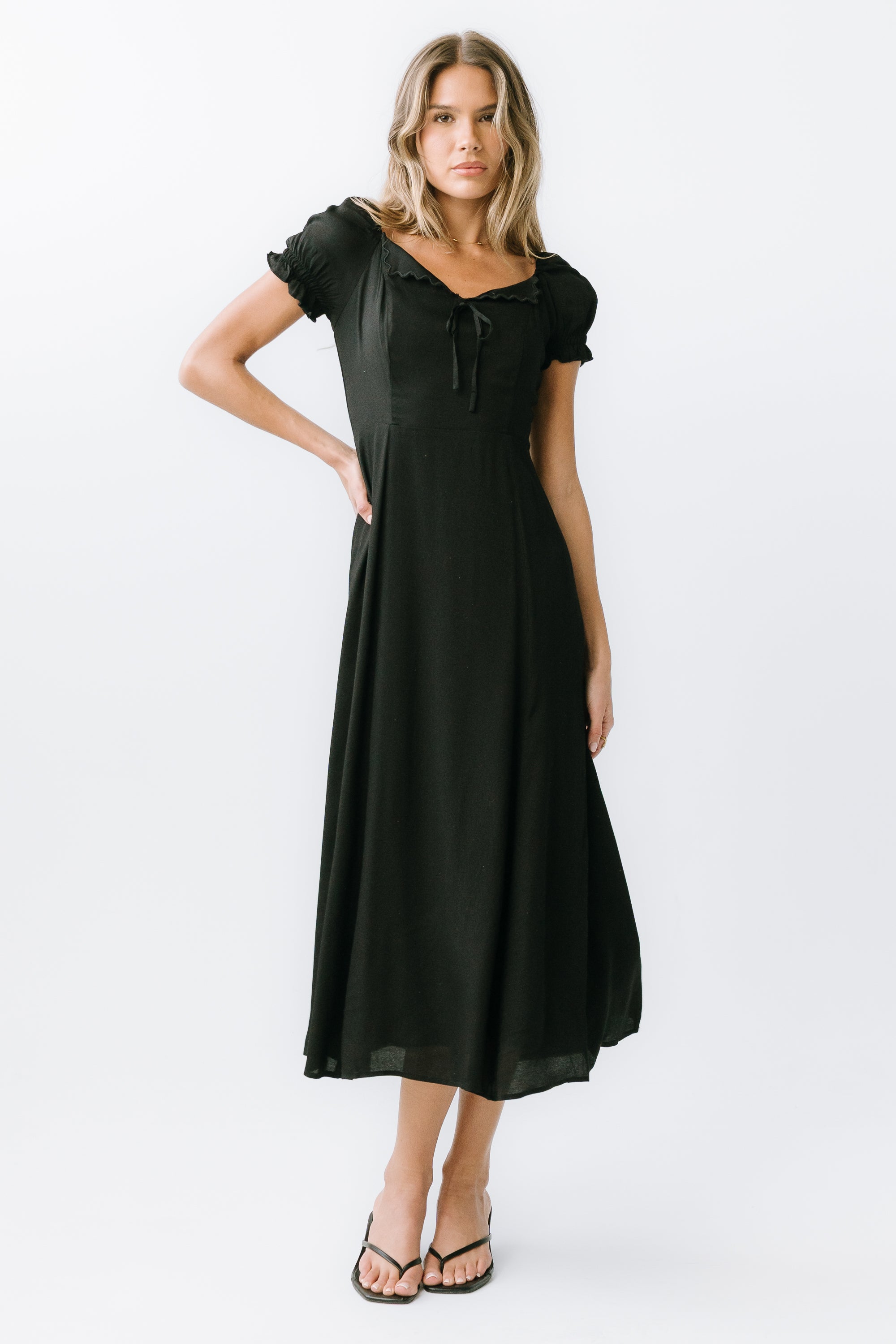 bohme black dress Marlow Maxi Dress in Black