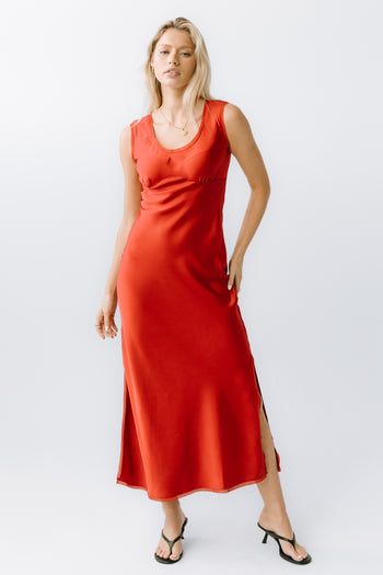 Kesley Maxi Dress in Red