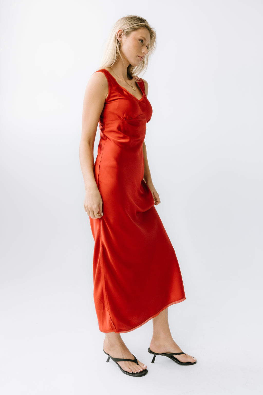 Kesley Maxi Dress in Red