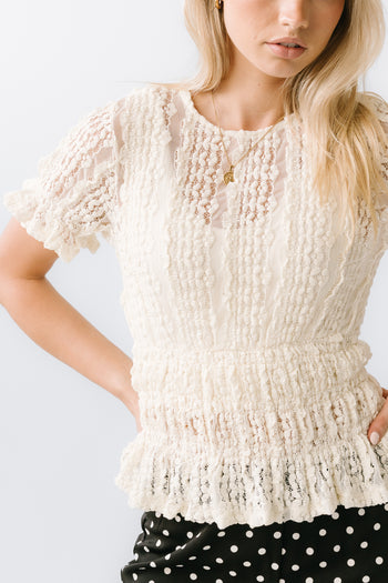 Aubree Sheer Sweater - FINAL SALE