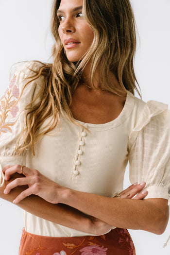 Holden Embroidered Top