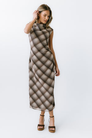 Maxine Plaid Maxi Dress Maxine Plaid Maxi Dress