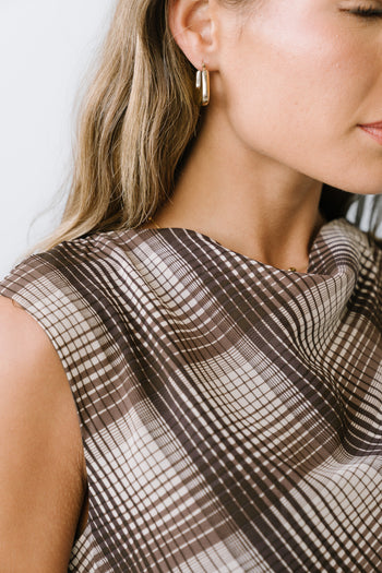 Maxine Plaid Maxi Dress