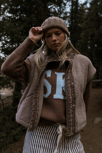 Julia Sherpa Vest - FINAL SALE