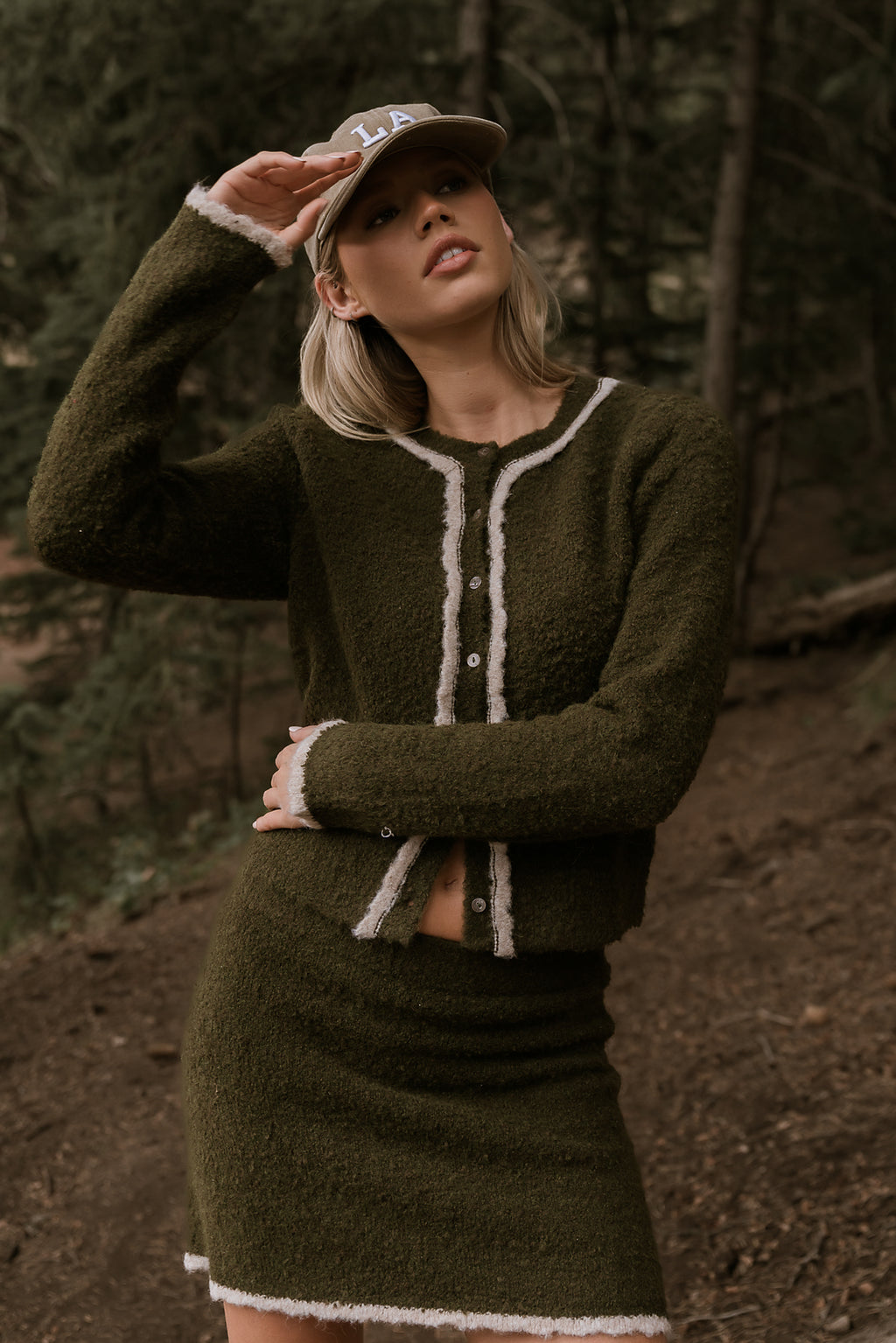 Remy Contrast Cardigan - FINAL SALE