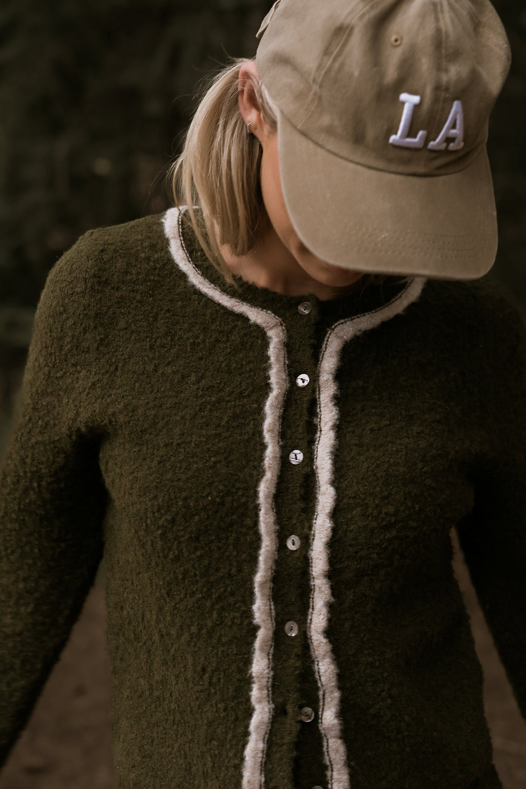 Remy Contrast Cardigan - FINAL SALE