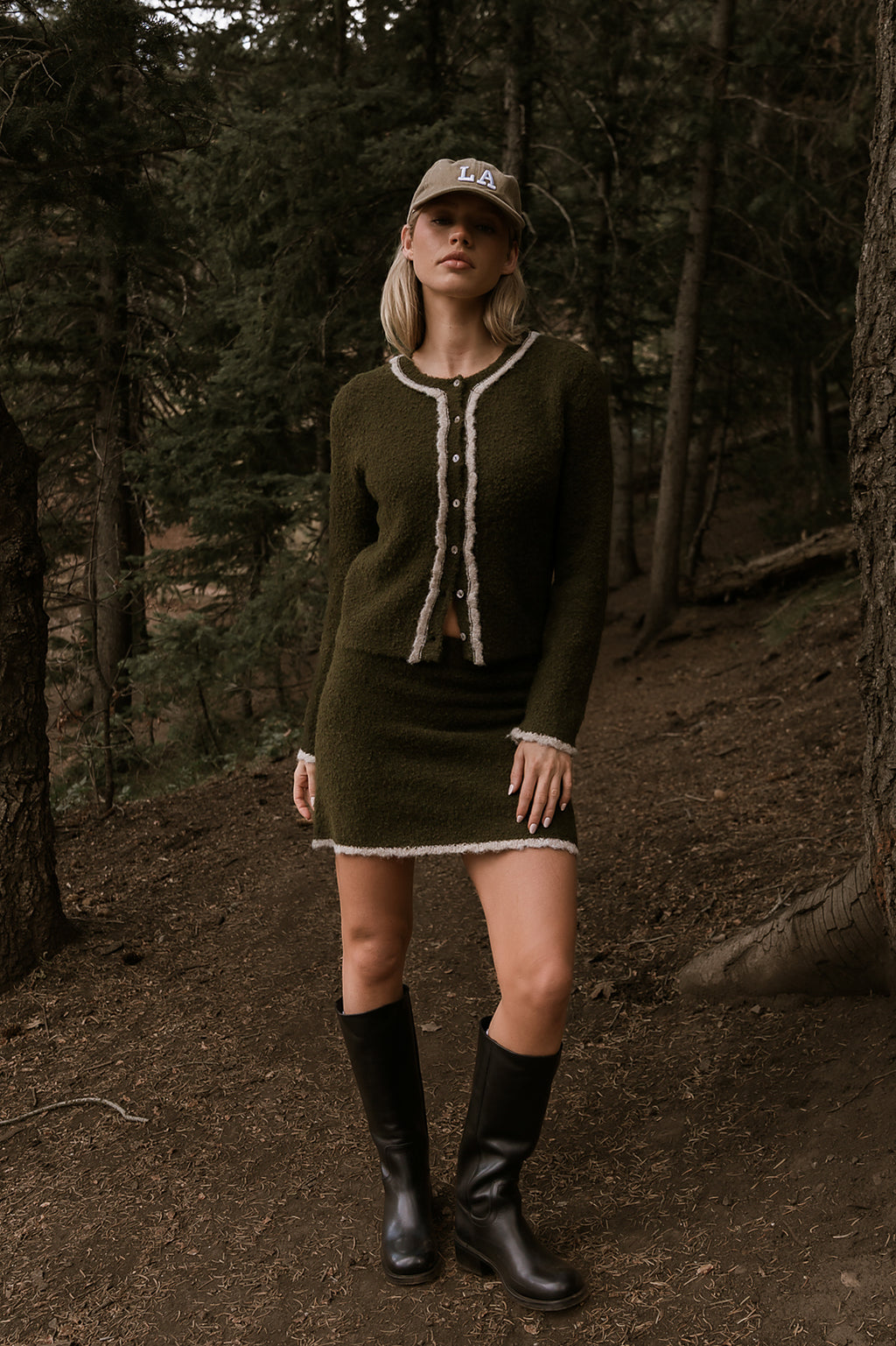 Remy Contrast Cardigan - FINAL SALE