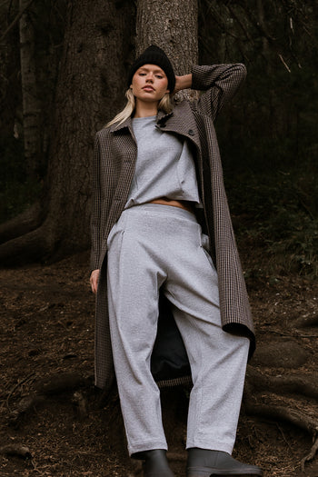 Benji Barrel Sweatpants in Grey