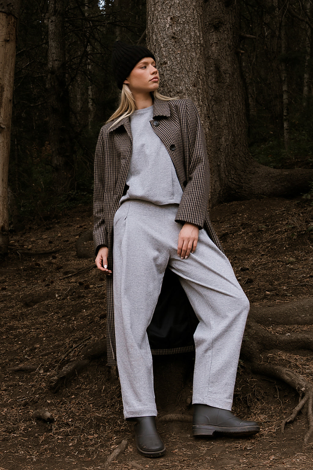 Benji Muscle Tee in Grey