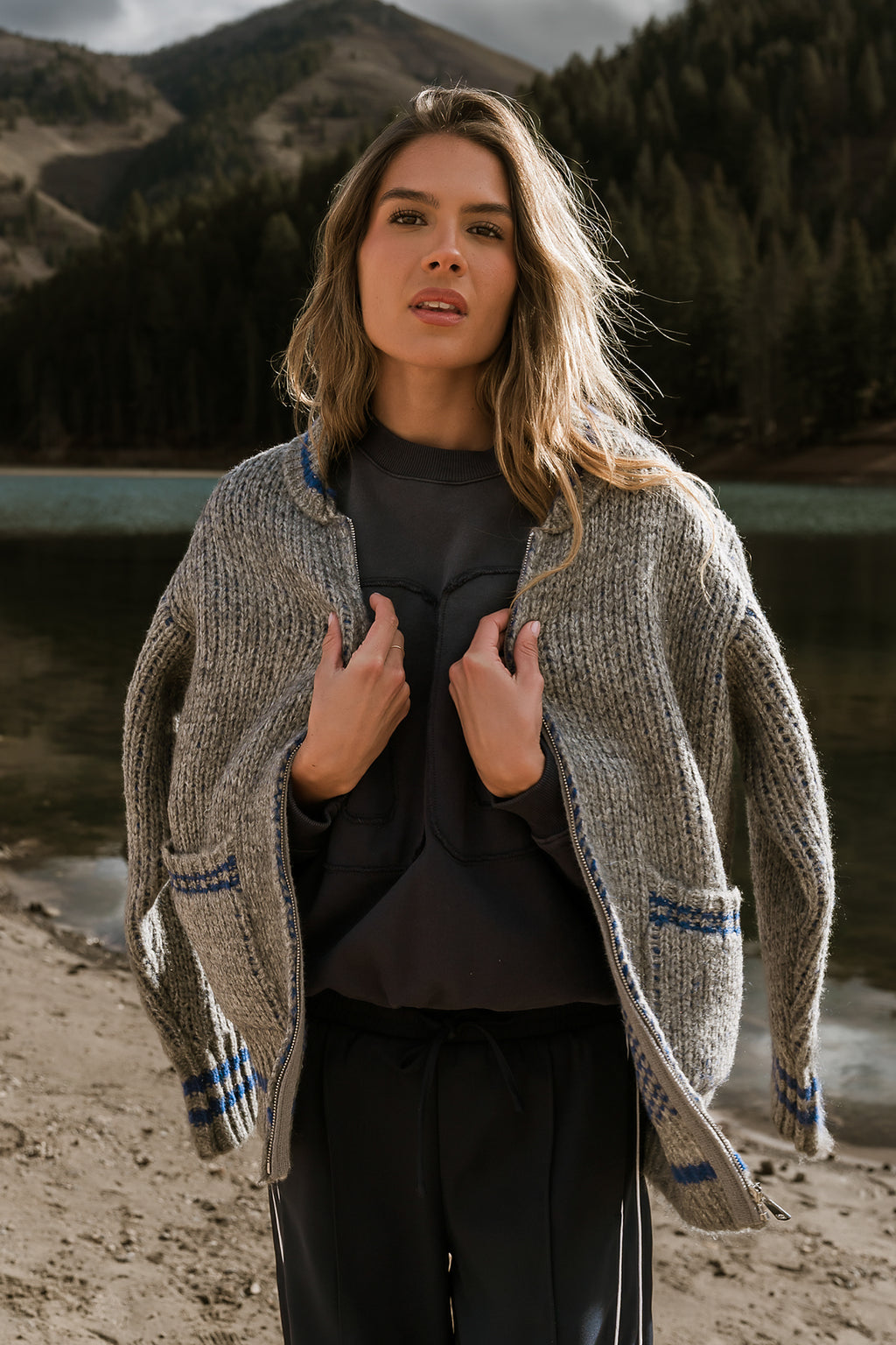 Apres Oversized Knit Jacket- FINAL SALE