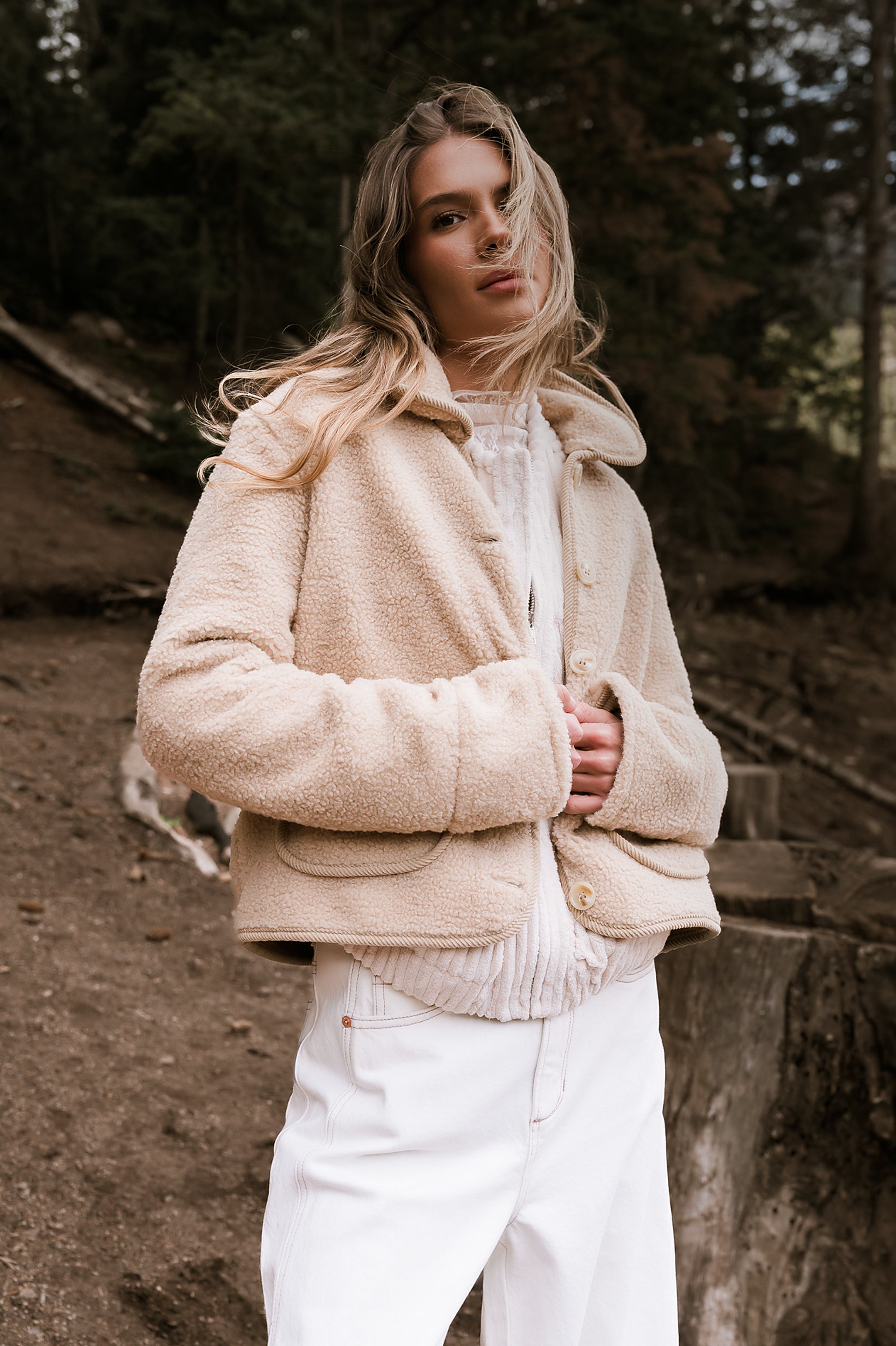 Lucie Sherpa Bomber Jacket