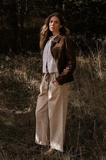 Ember Barn Jacket in Brown