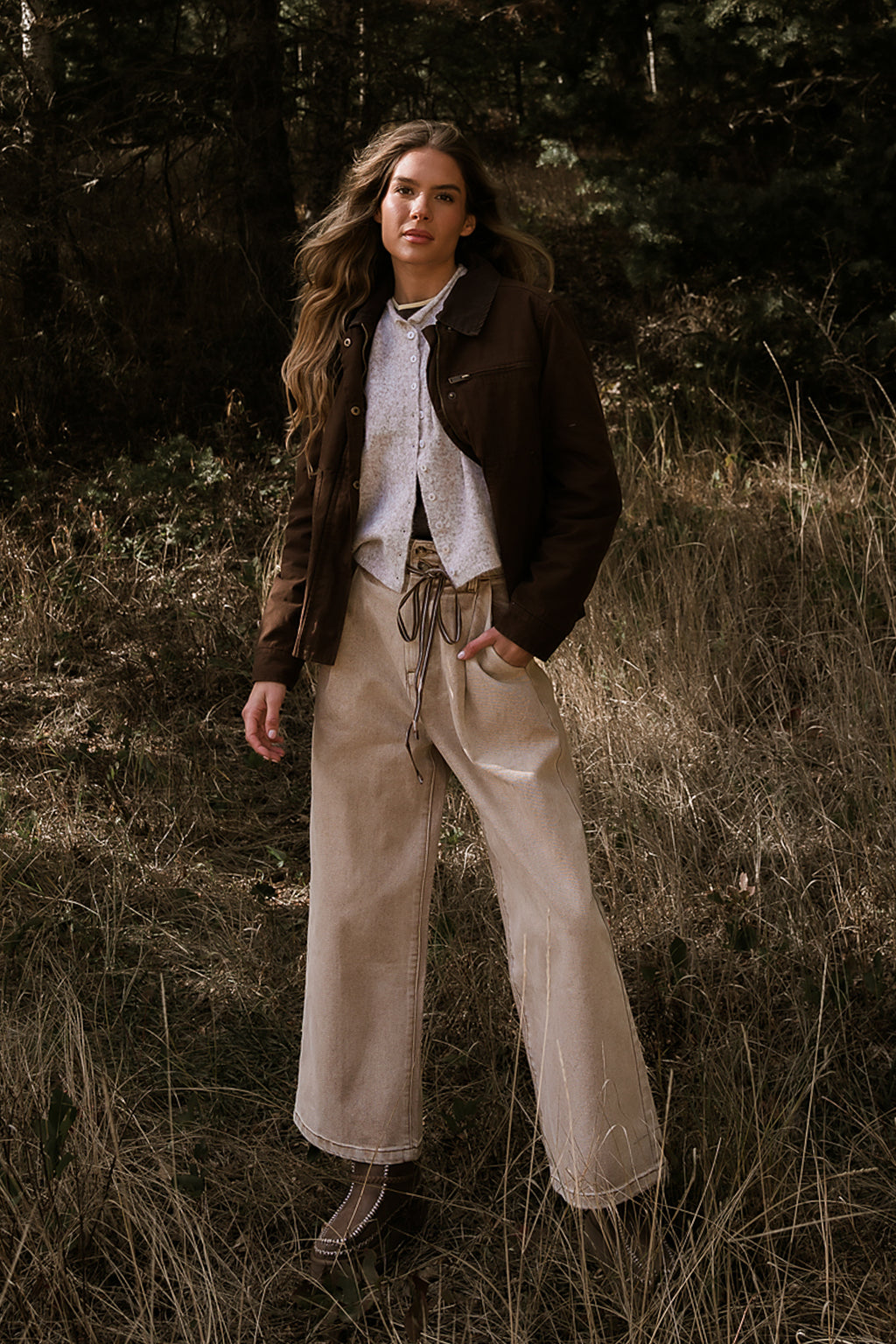 Jovie Pleated Wide Leg Pants - FINAL SALE
